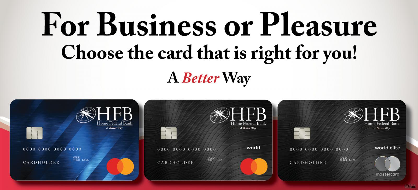 Platinum Business and Consumer Card