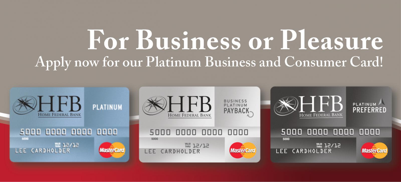 Platinum Business and Consumer Card